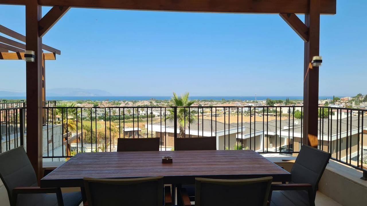 2+1 DETACHED VILLA WITH SEA VIEW IN KARAOVA, KUŞADASI