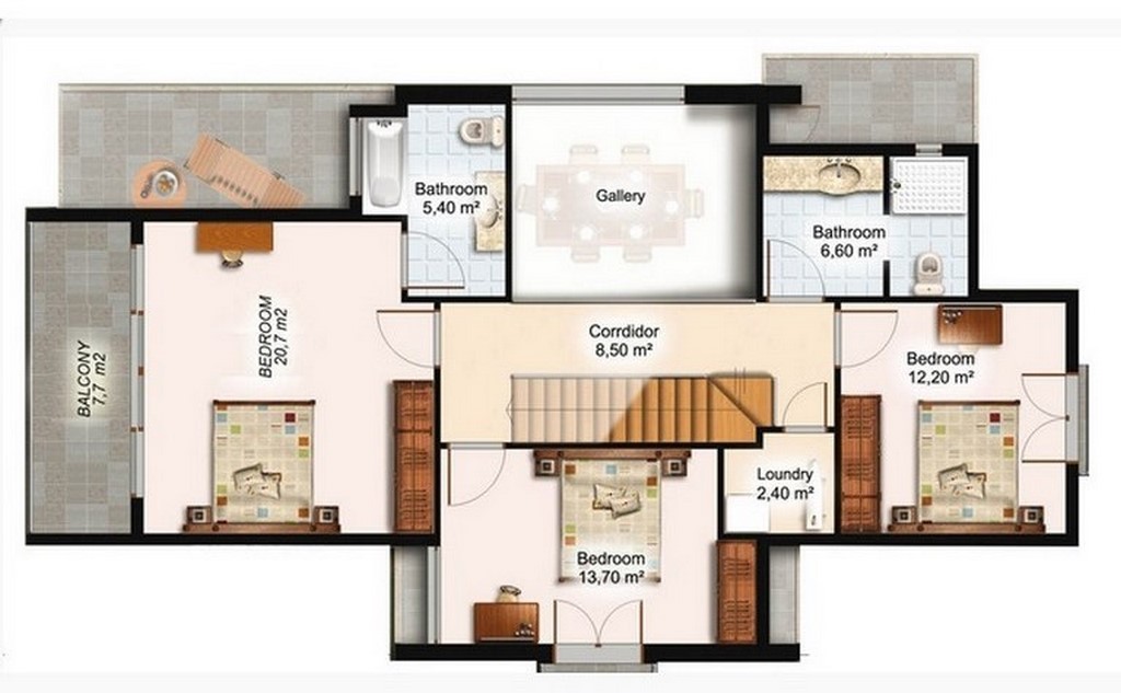 Detached Villas with Perfect Sea View in Kusadasi