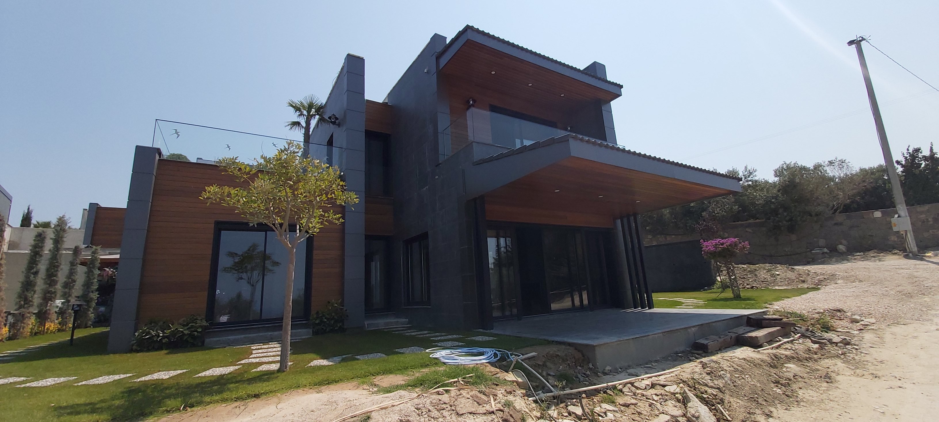 Very Private Detached Villa with Sea View Private Pool in KusadasiTr