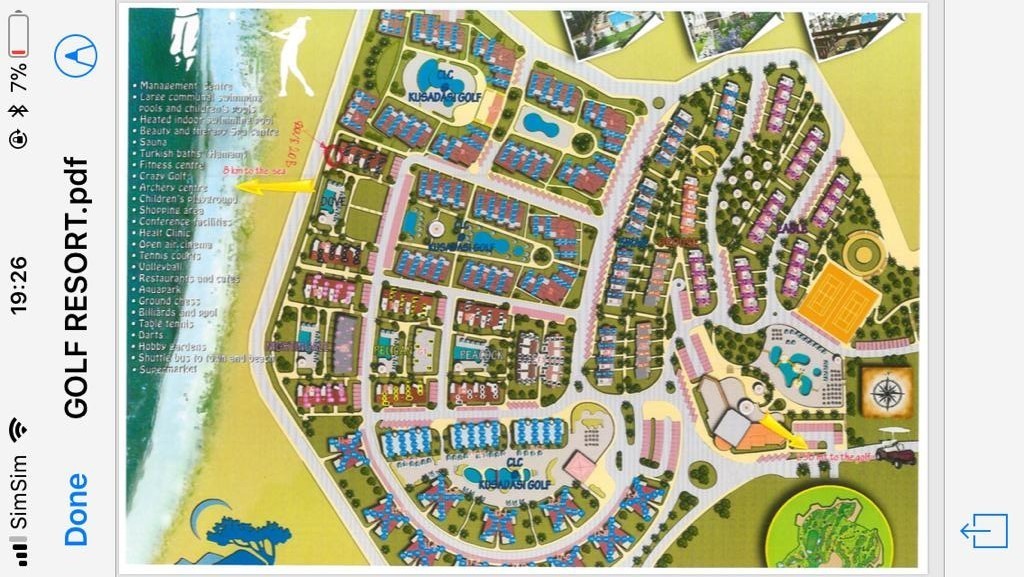 944  sqm Private Plot to Build a Detached Luxury Villa in Golf&Spa Resort Kusadasi