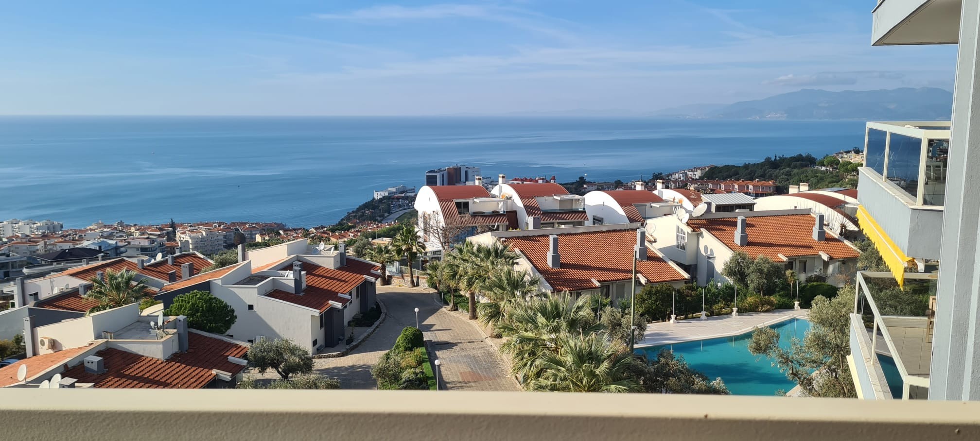 Terrific Sea Viewed Apartment for sale in Marina area Kusadasi