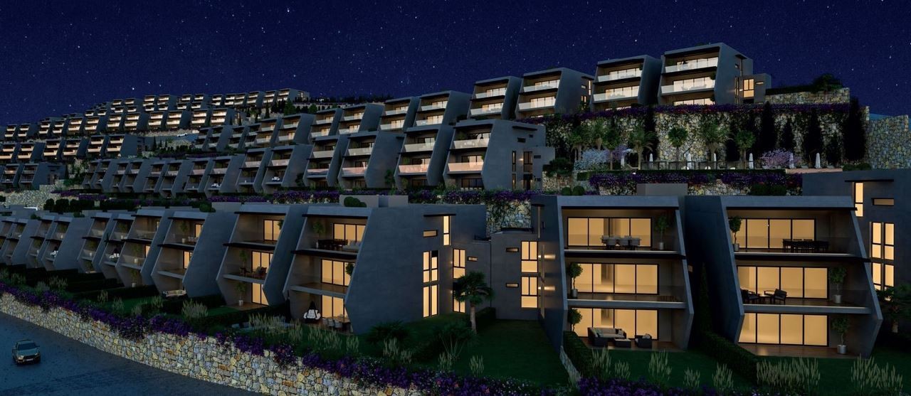 unique 3 bed 2 bath apartments for sale in kusadasi with panoramic sea views