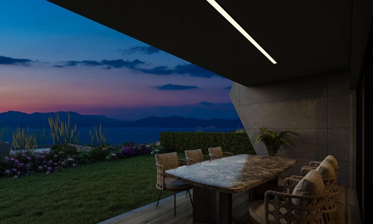 unique 3 bed 2 bath apartments for sale in kusadasi with panoramic sea views