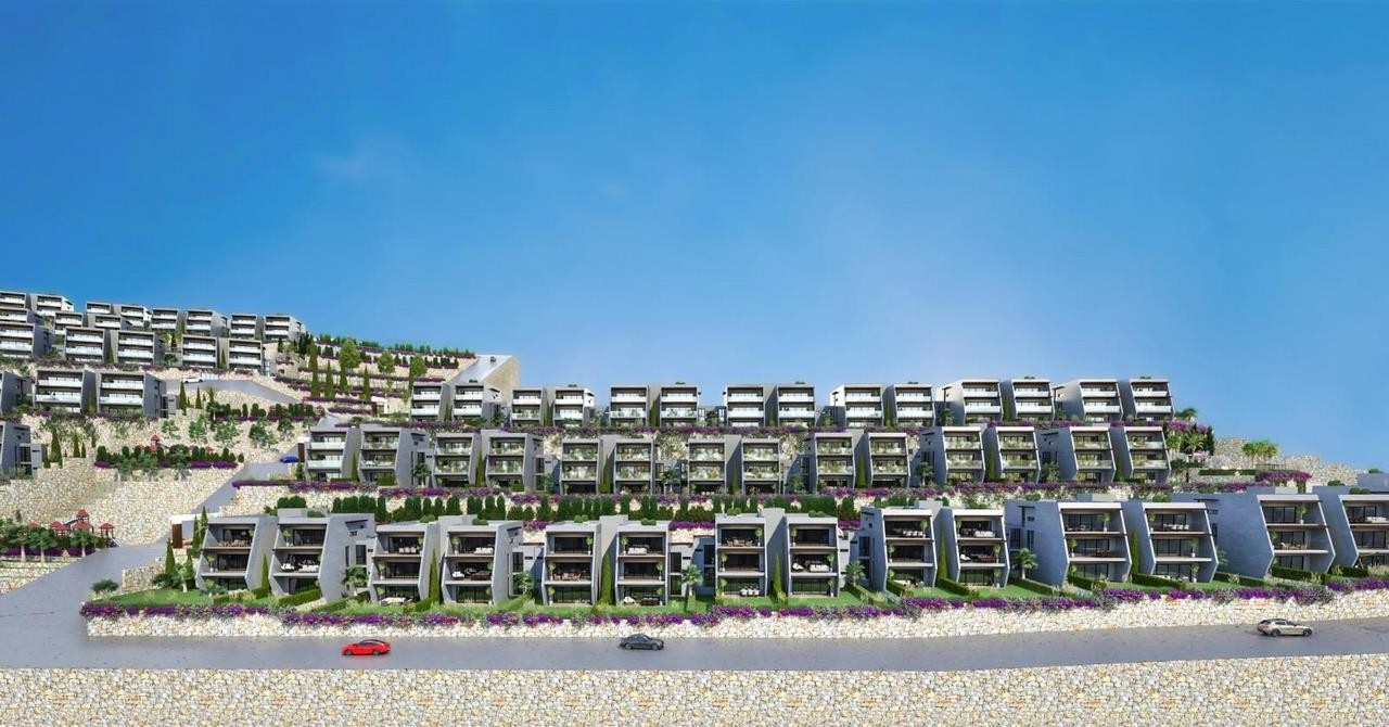 unique 3 bed 2 bath apartments for sale in kusadasi with panoramic sea views