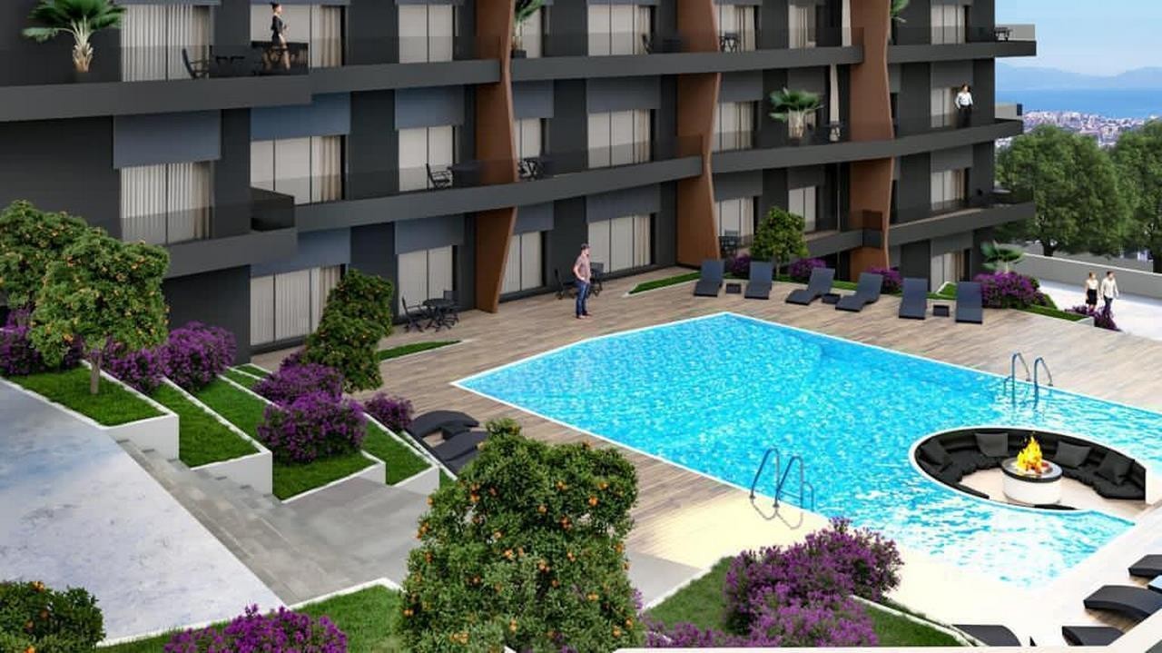 НОВЫЕ КВАРТИРЫ С ВИДОМ НА МОРЕ НА ПРОДАЖУ В КУШАДАСЫ.