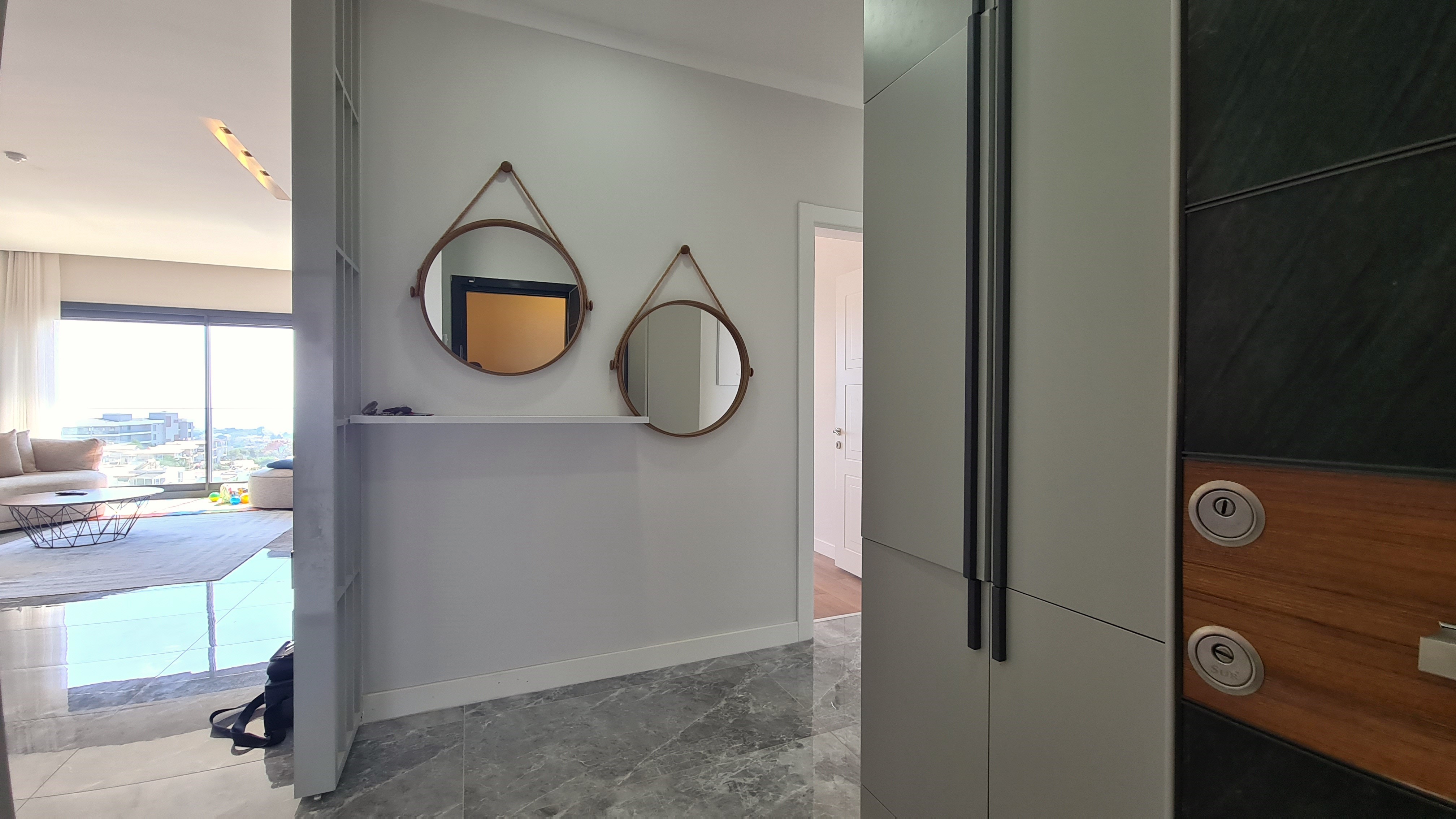 Luxury 3+1 Apartment with Full Sea View, Within Walking Distance to Ladies Beach, in a Prestigious Complex