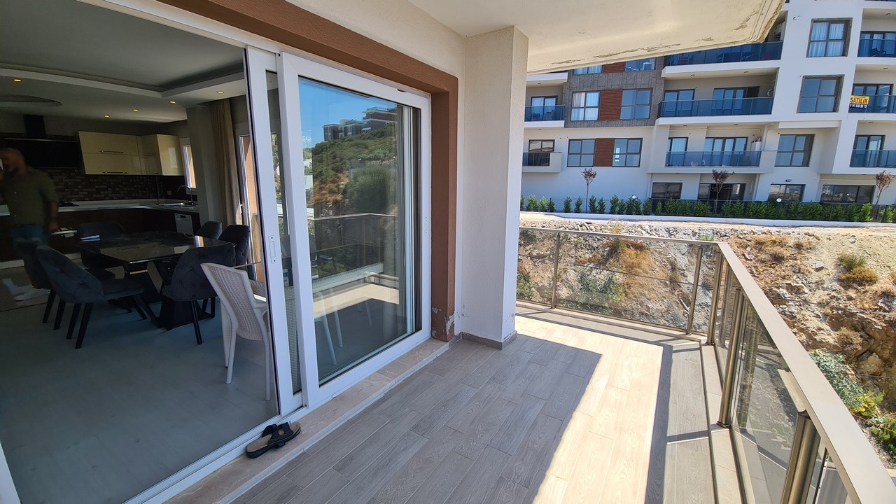 Spacious 3+1 Sea-View Apartment for Sale in Secure, Poolside Complex