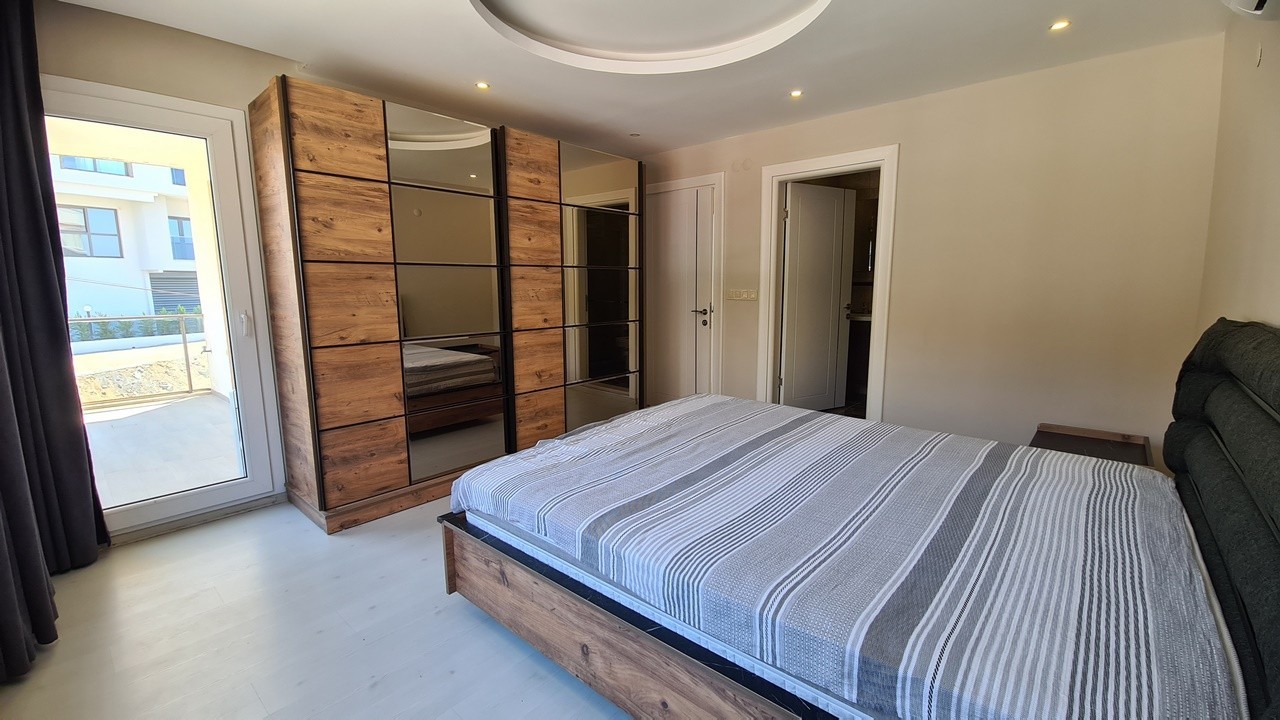 Spacious 3+1 Sea-View Apartment for Sale in Secure, Poolside Complex