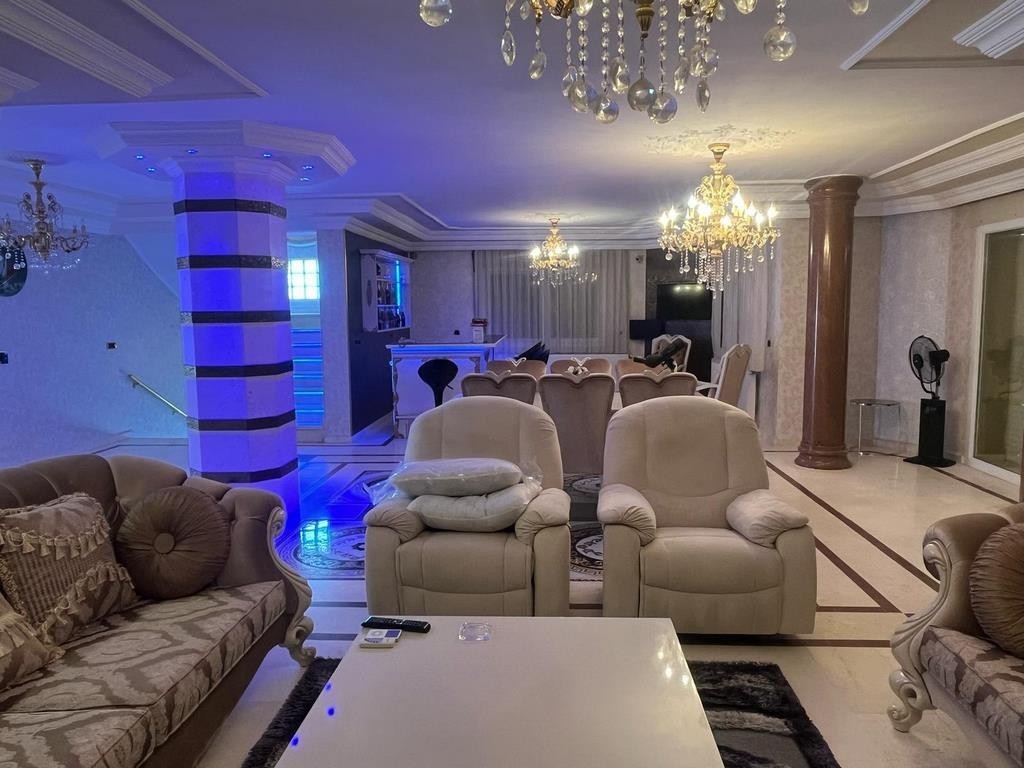 For Sale: Panoramic Sea View 7+1 Luxury Mansion with Olympic Pool, Spa & Private Gym in Soğucak, Kuşadası