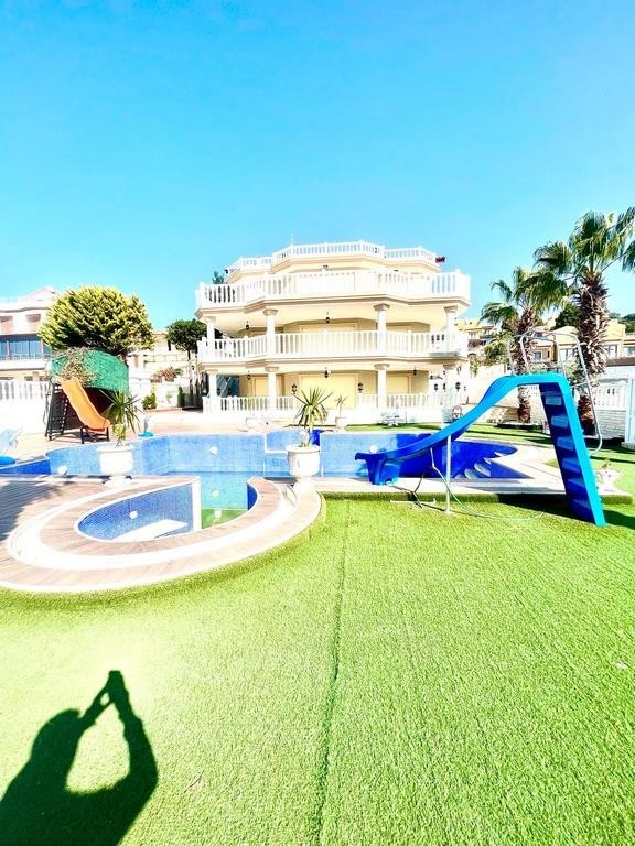 For Sale: Panoramic Sea View 7+1 Luxury Mansion with Olympic Pool, Spa & Private Gym in Soğucak, Kuşadası