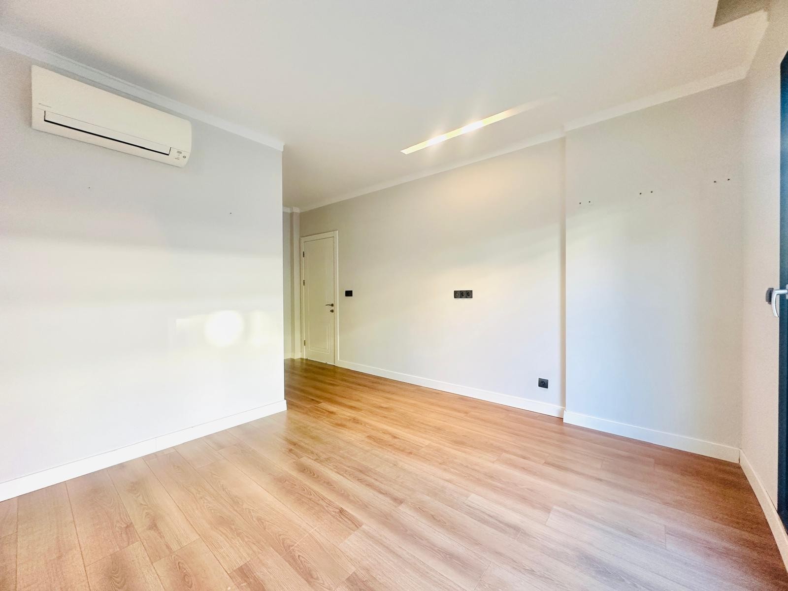 For sale: a two-room residence apartment with a full sea view in Kuşadası.