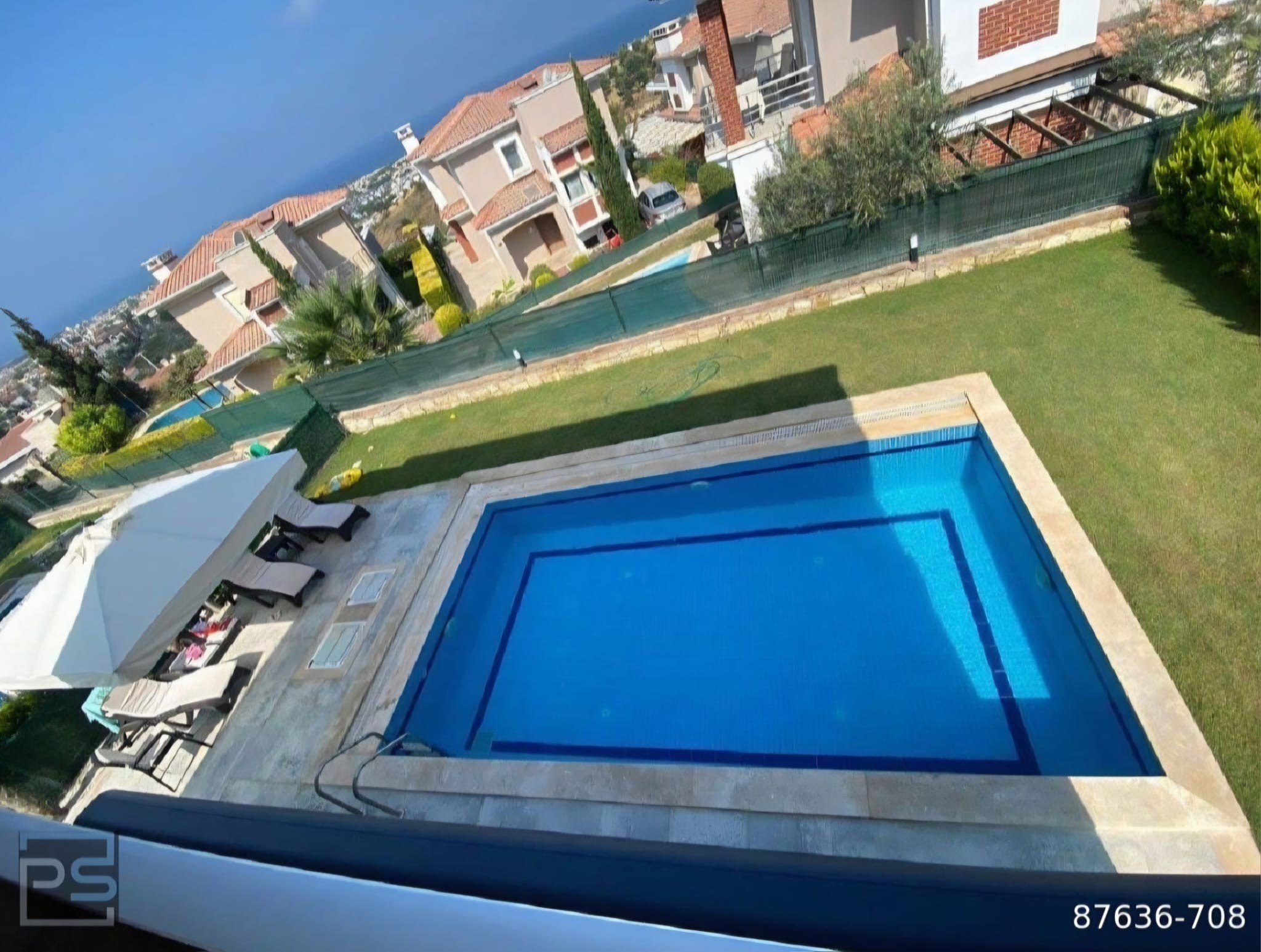 LUXURY 3+1 VILLA WITH SEA VIEWS, DETACHED, AND PRIVATE POOL