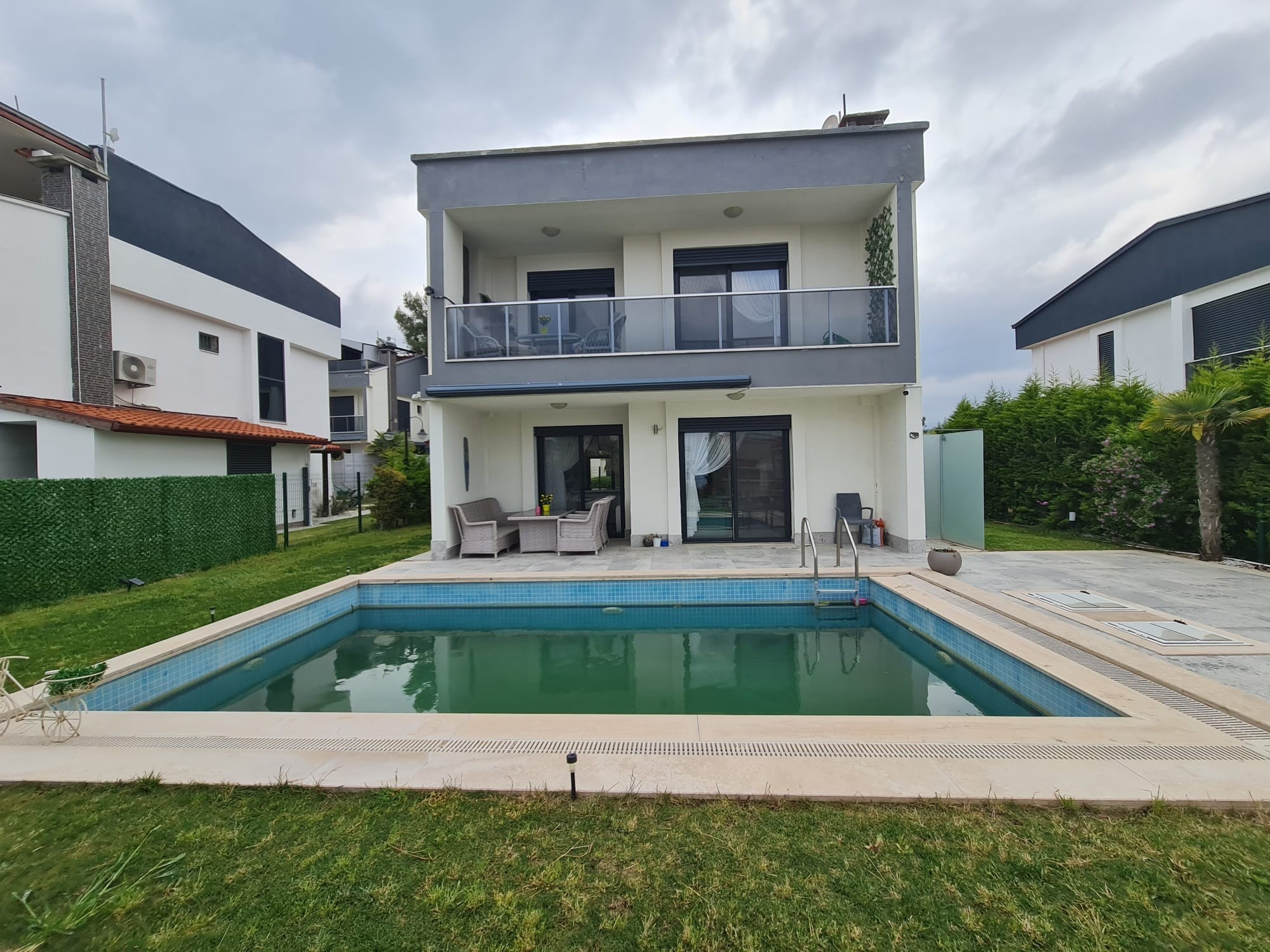 LUXURY 3+1 VILLA WITH SEA VIEWS, DETACHED, AND PRIVATE POOL