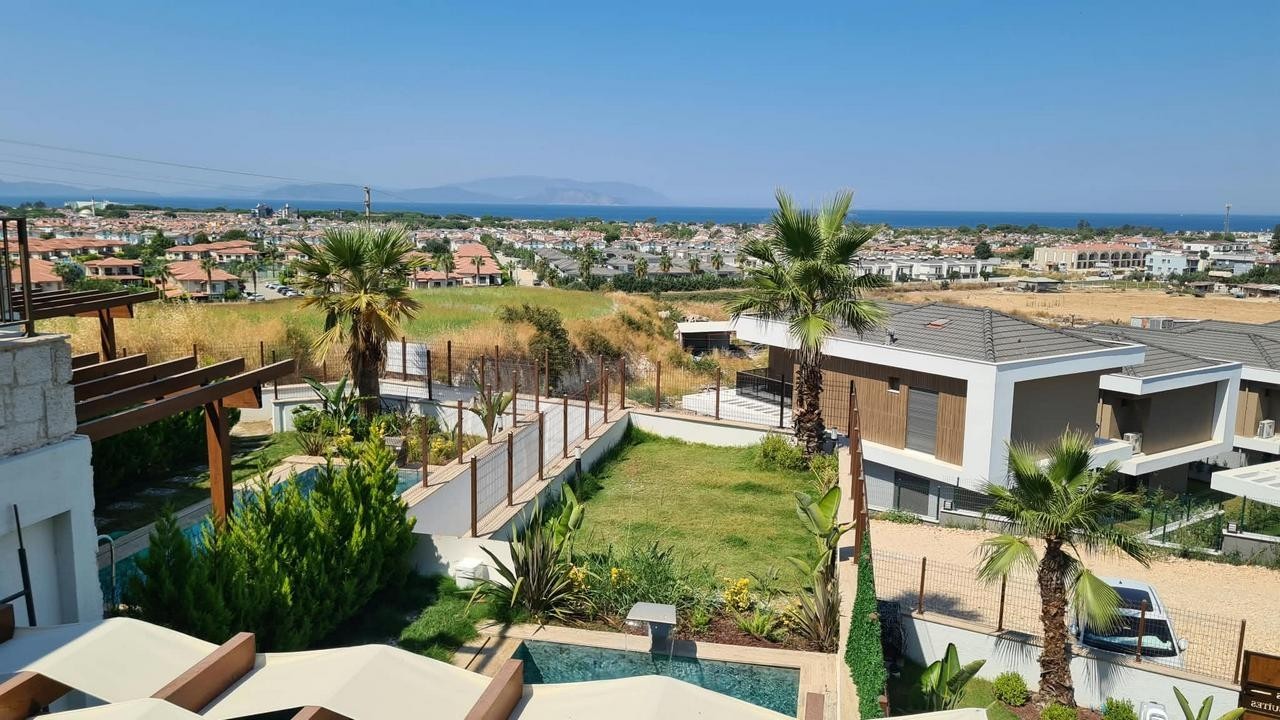 2+1 DETACHED VILLA WITH SEA VIEW IN KARAOVA, KUŞADASI