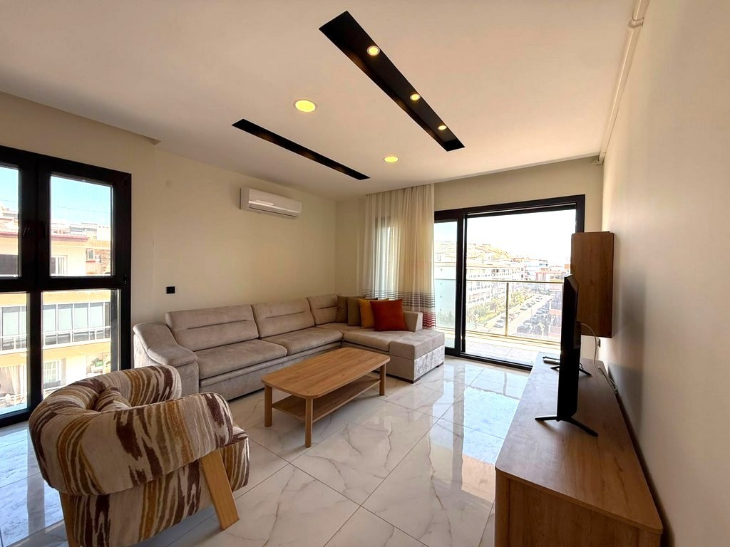 NEW 2+1 APARTMENT WITH SEA VIEW IN DEĞİRMENDERE, KUŞADASI