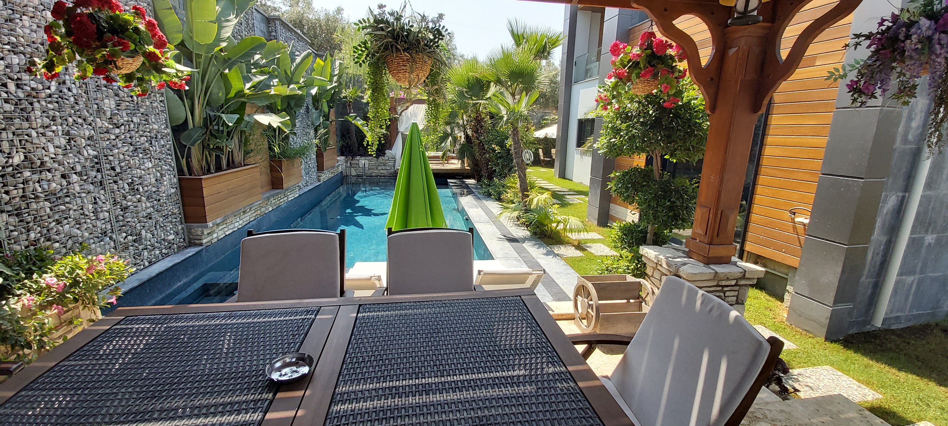 Very Private Detached Villa with Sea View Private Pool in KusadasiTr