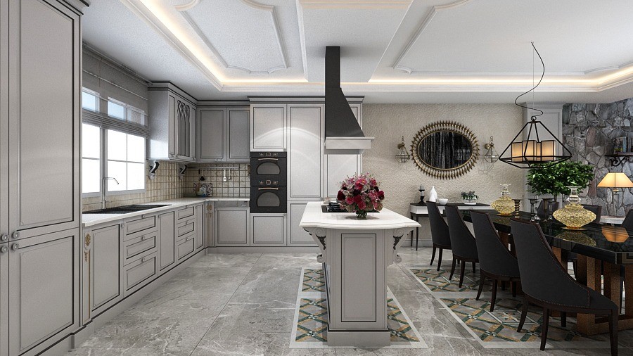 Luxury Exclusive Detached Villa in 1200sqm Private Plot in Kusadasi