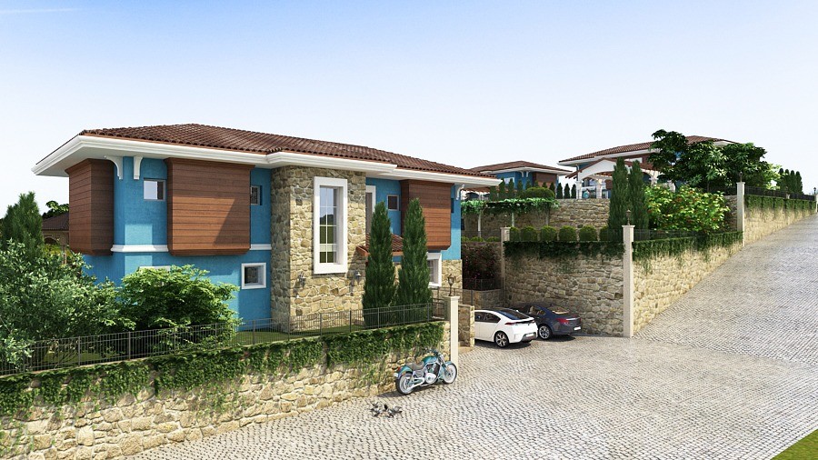 Luxury Exclusive Detached Villa in 1200sqm Private Plot in Kusadasi