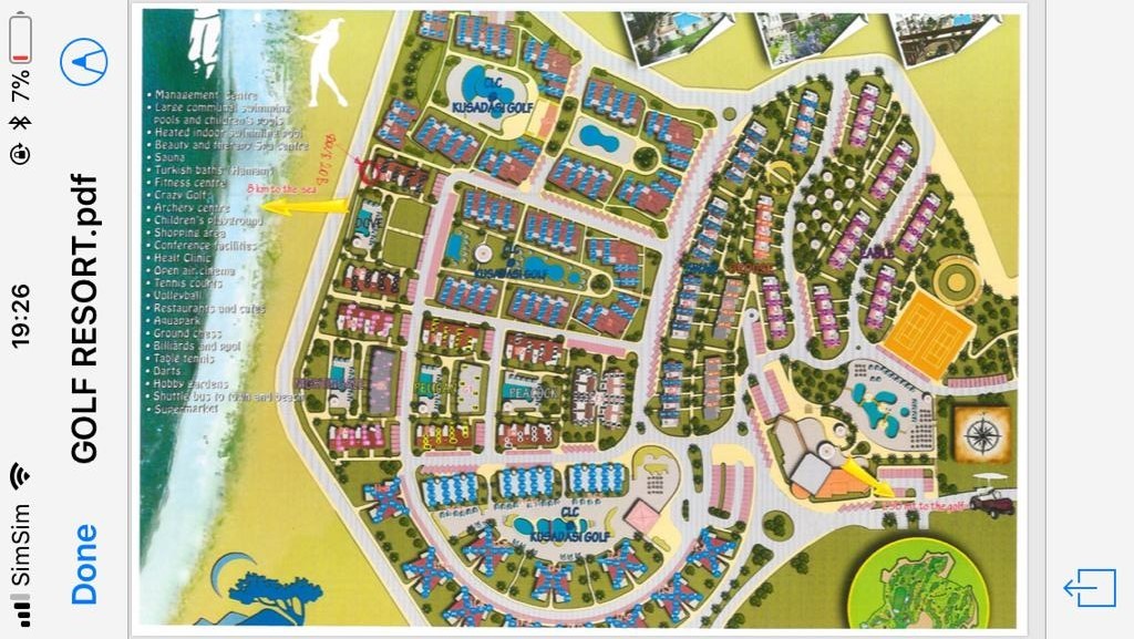 944  sqm Private Plot to Build a Detached Luxury Villa in Golf&Spa Resort Kusadasi