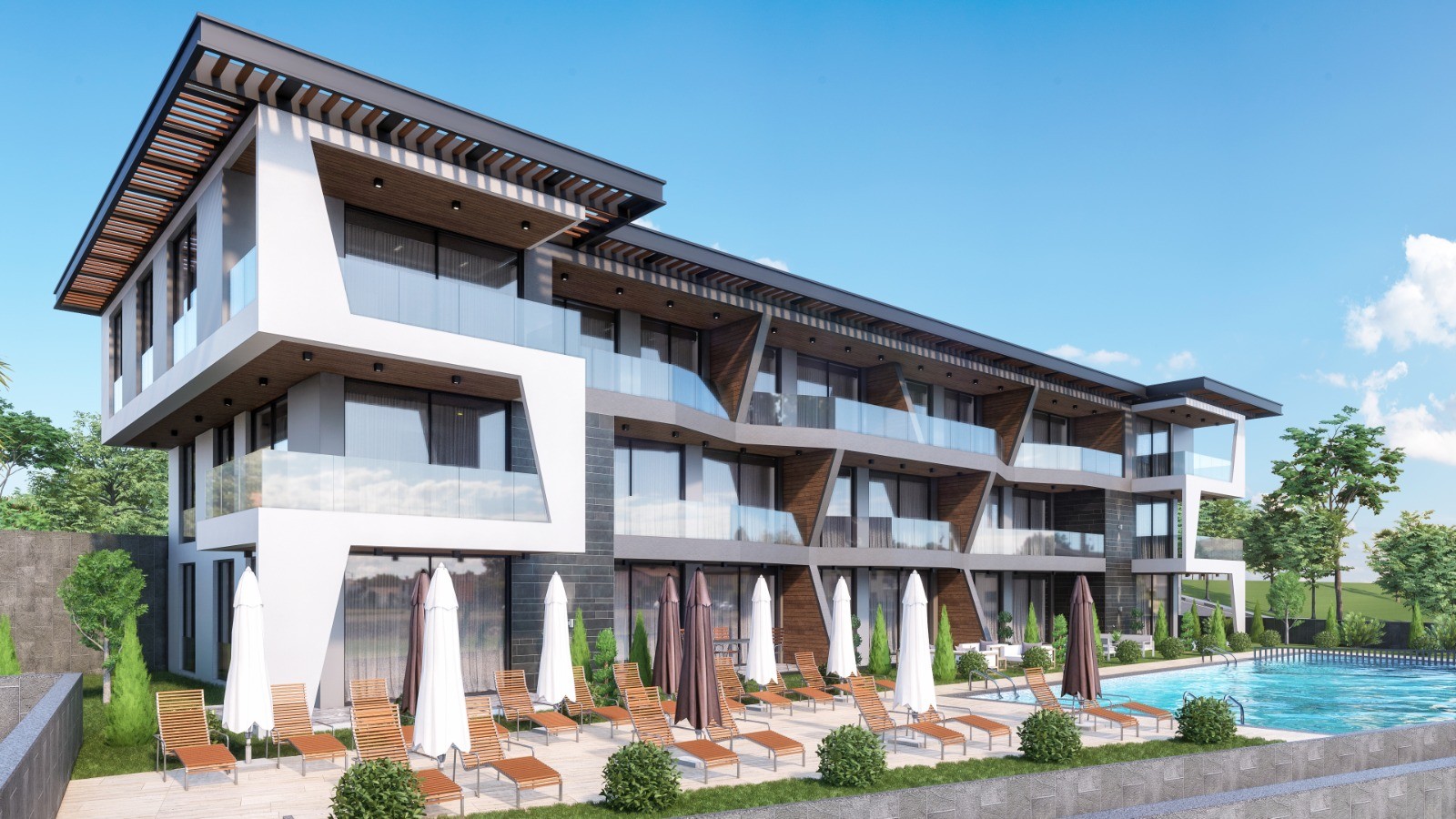 BRAND NEW 2 BED APARTMENTS WITH SEA WIEV CLOSE TO THE BEACH