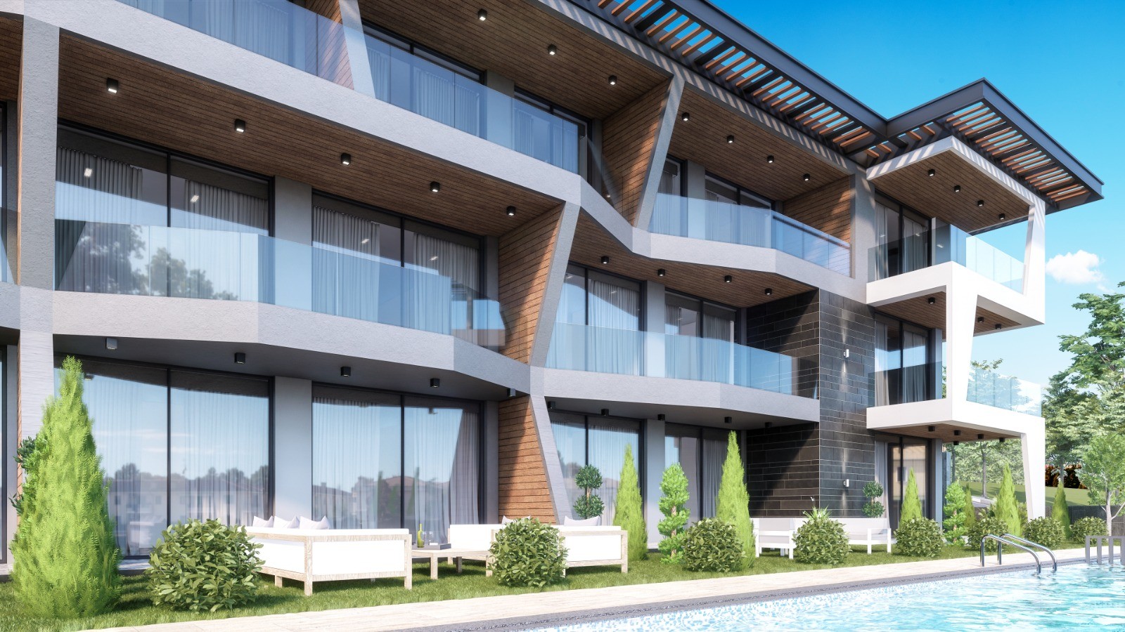 BRAND NEW 2 BED APARTMENTS WITH SEA WIEV CLOSE TO THE BEACH