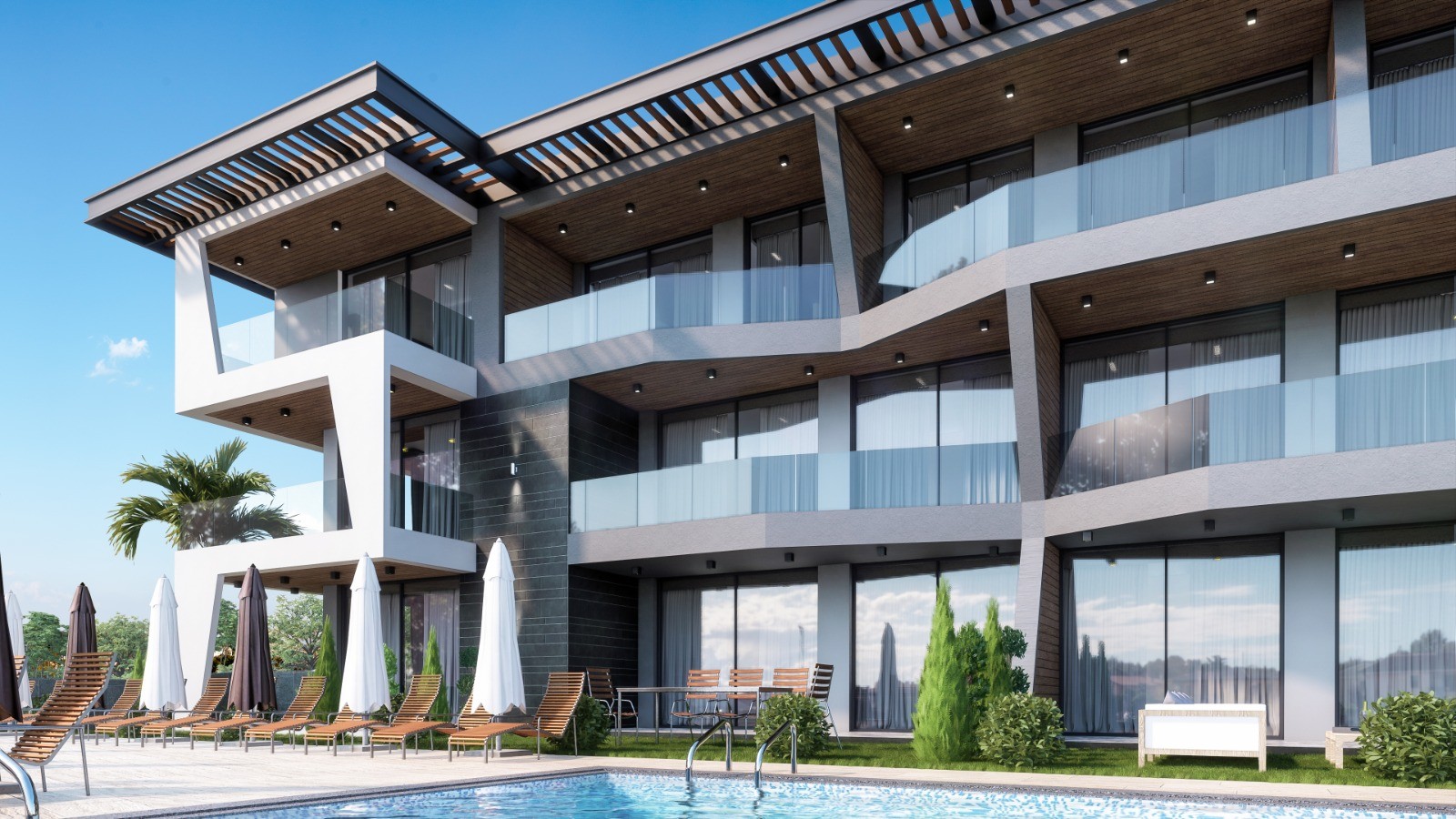 BRAND NEW 2 BED APARTMENTS WITH SEA WIEV CLOSE TO THE BEACH