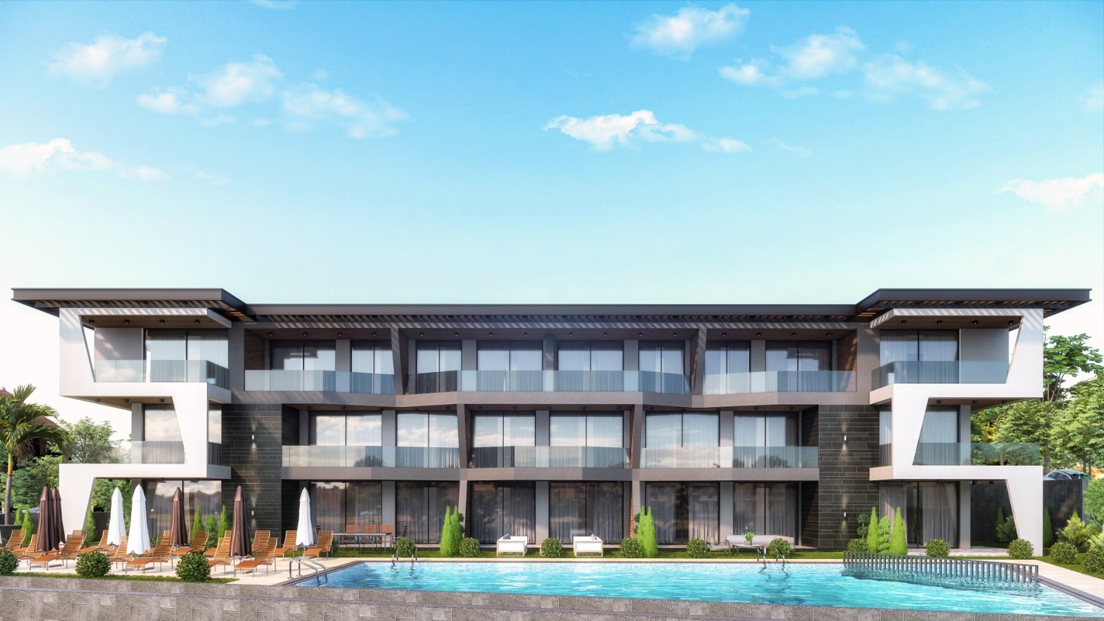 BRAND NEW 2 BED APARTMENTS WITH SEA WIEV CLOSE TO THE BEACH