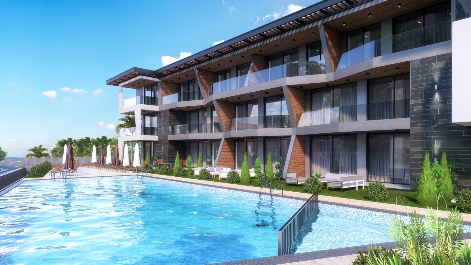 BRAND NEW 2 BED APARTMENTS WITH SEA WIEV CLOSE TO THE BEACH