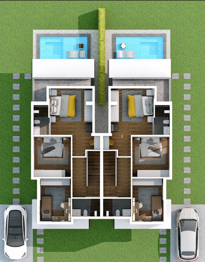 LONG  BEACH BRAND NEW  DETACHED VILLA WITH PRIVATE JACUZZI IN KUSADASI