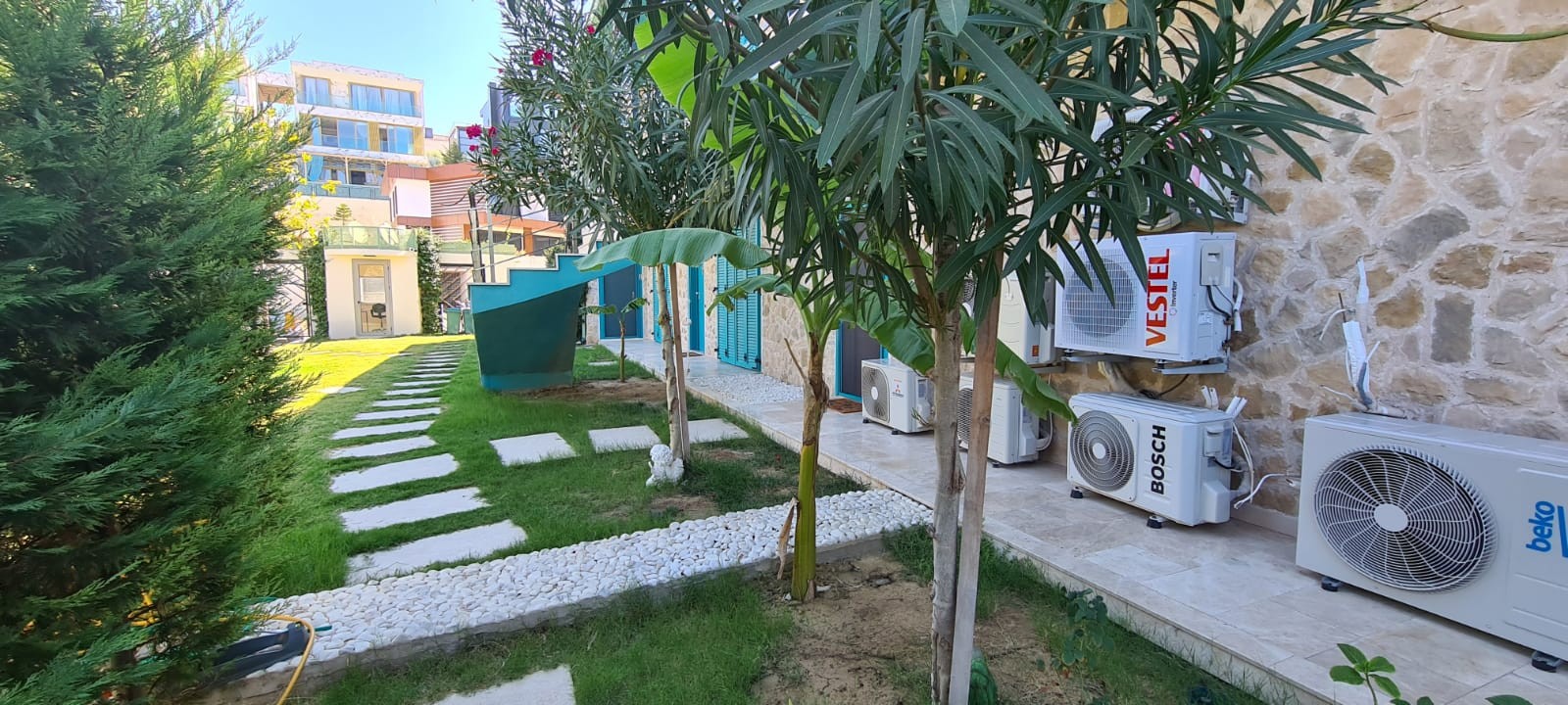 KUSADASI MARINA GARDEN FLOOR LUX FULLY FURNISHED BRAND NEW RESIDENCE