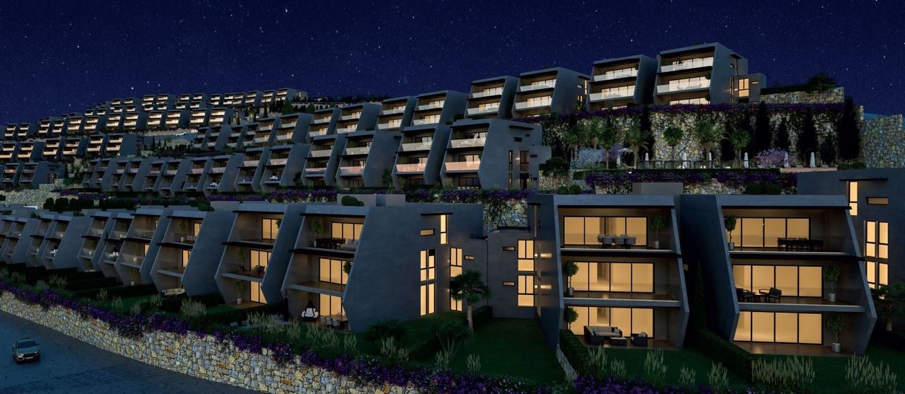 unique 3 bed 2 bath apartments for sale in kusadasi with panoramic sea views