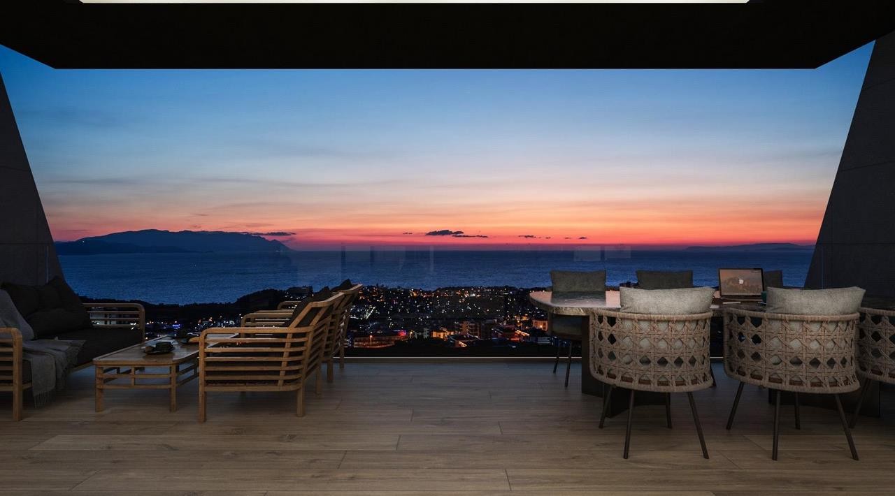 unique 3 bed 2 bath apartments for sale in kusadasi with panoramic sea views