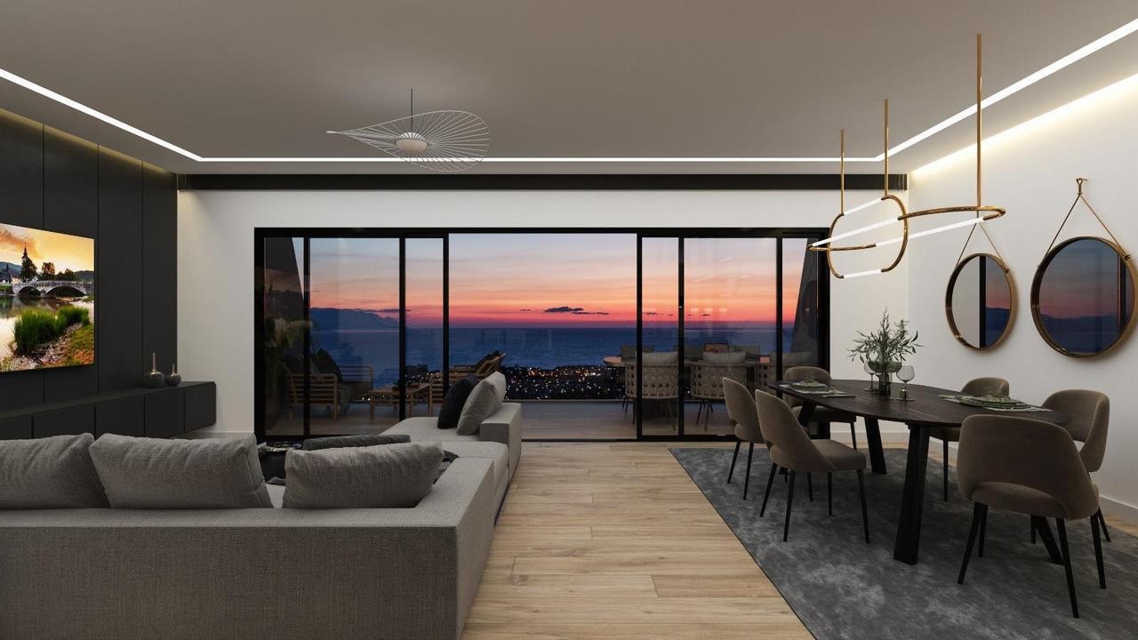 unique 3 bed 2 bath apartments for sale in kusadasi with panoramic sea views