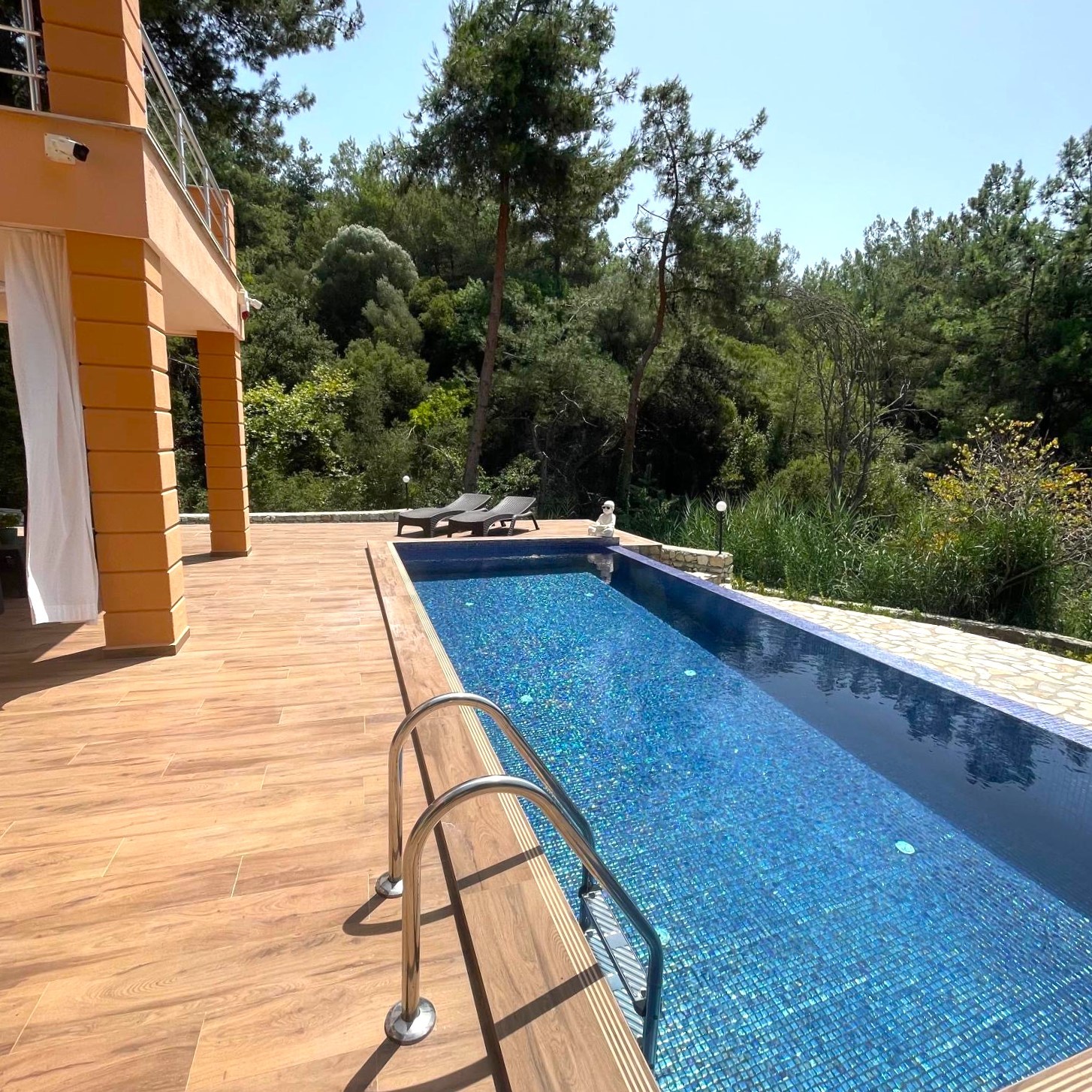 Furnished Villa for Sale in Sogucak with Forest View and Detached Pool