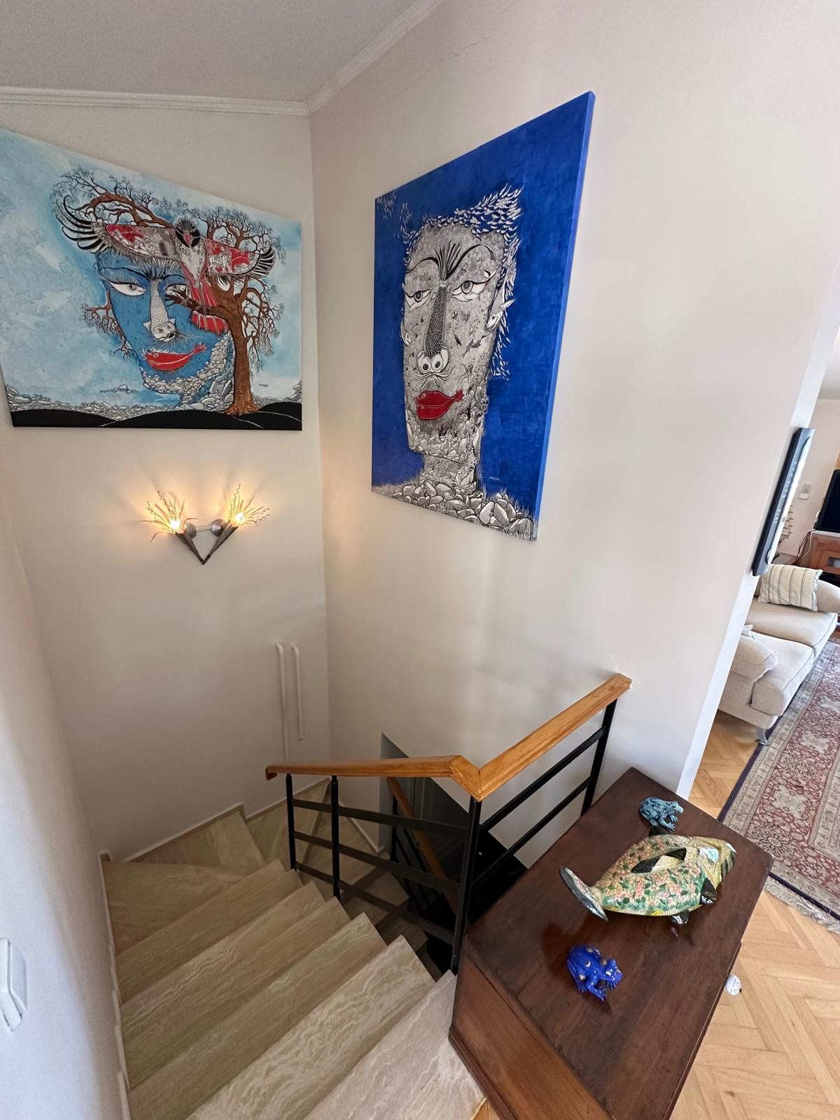 Splendid Duplex Apartment with Full Sea View, Walking Distance to Beach and Center