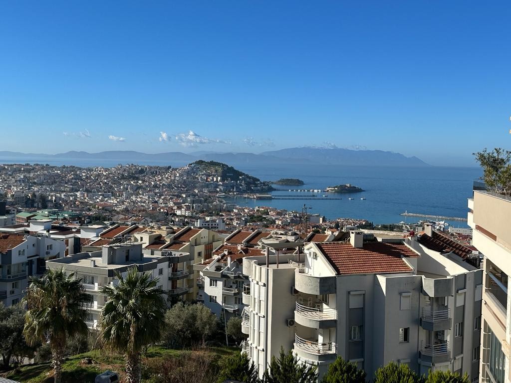 Panoramic Sea View Duplex in the Most Elite Neighborhood of Kuşadası, Ege Mahallesi
