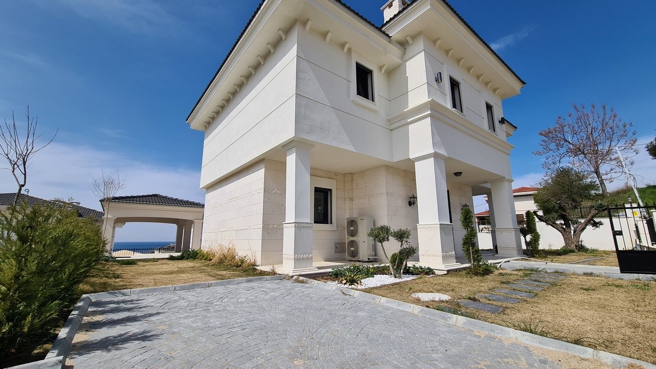 Luxury Villa with Sea View for Sale in Soğucak, Kuşadası