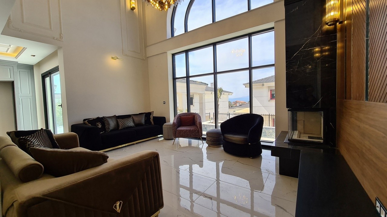 Luxury Villa with Sea View for Sale in Soğucak, Kuşadası