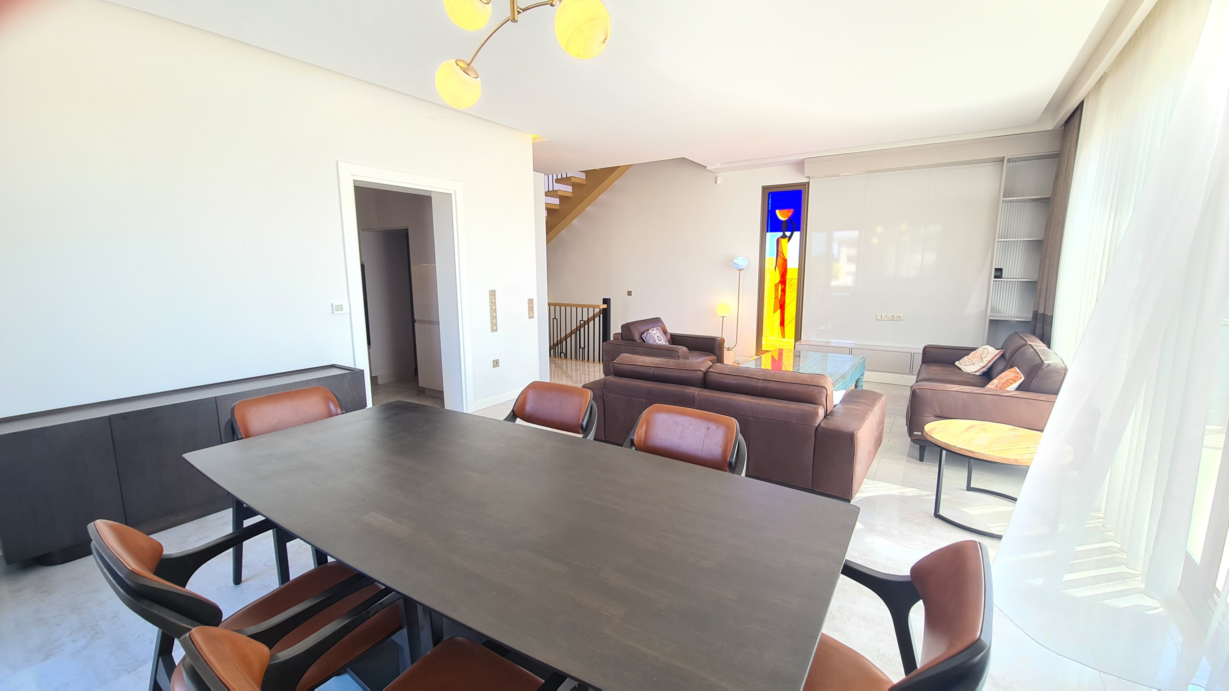 For Sale: Unique Sea-View Fully Furnished Triplex Villa, Just 500 Meters from the Beach