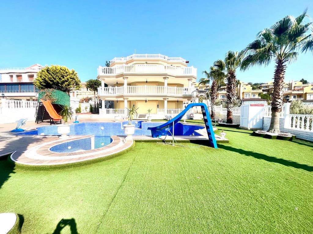 For Sale: Panoramic Sea View 7+1 Luxury Mansion with Olympic Pool, Spa & Private Gym in Soğucak, Kuşadası