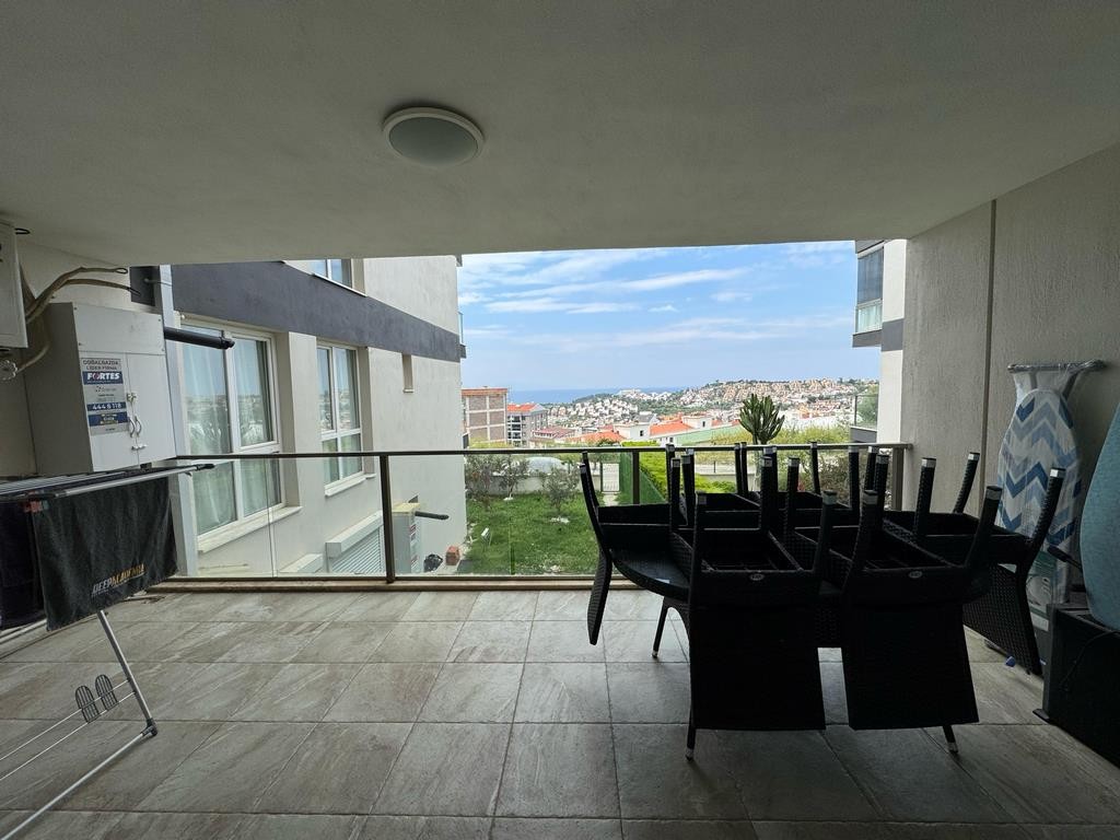 For Sale: Furnished 3+1 Sea View Apartment in Luxury Complex in Kuşadası