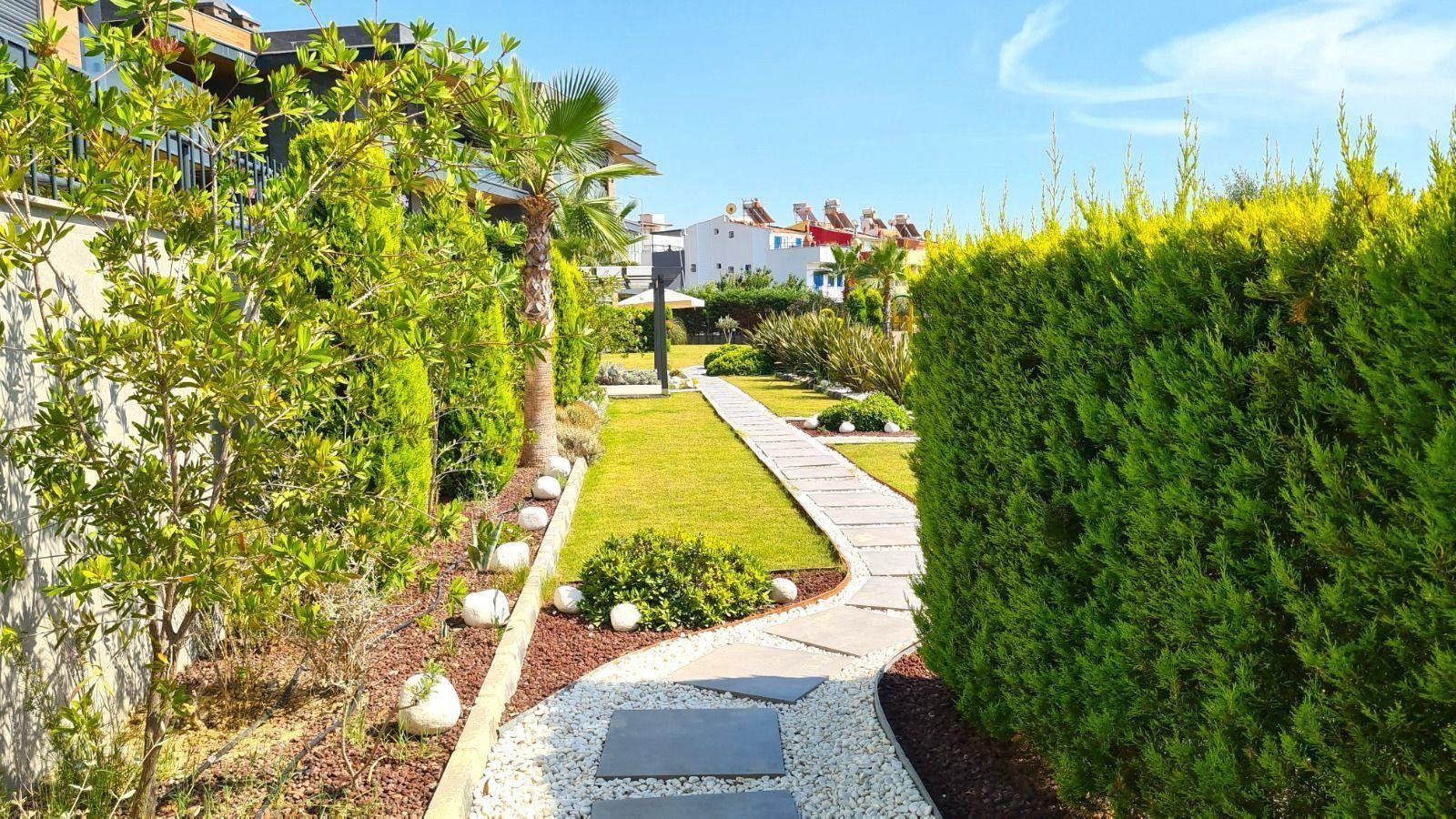 For sale: a two-room residence apartment with a full sea view in Kuşadası.