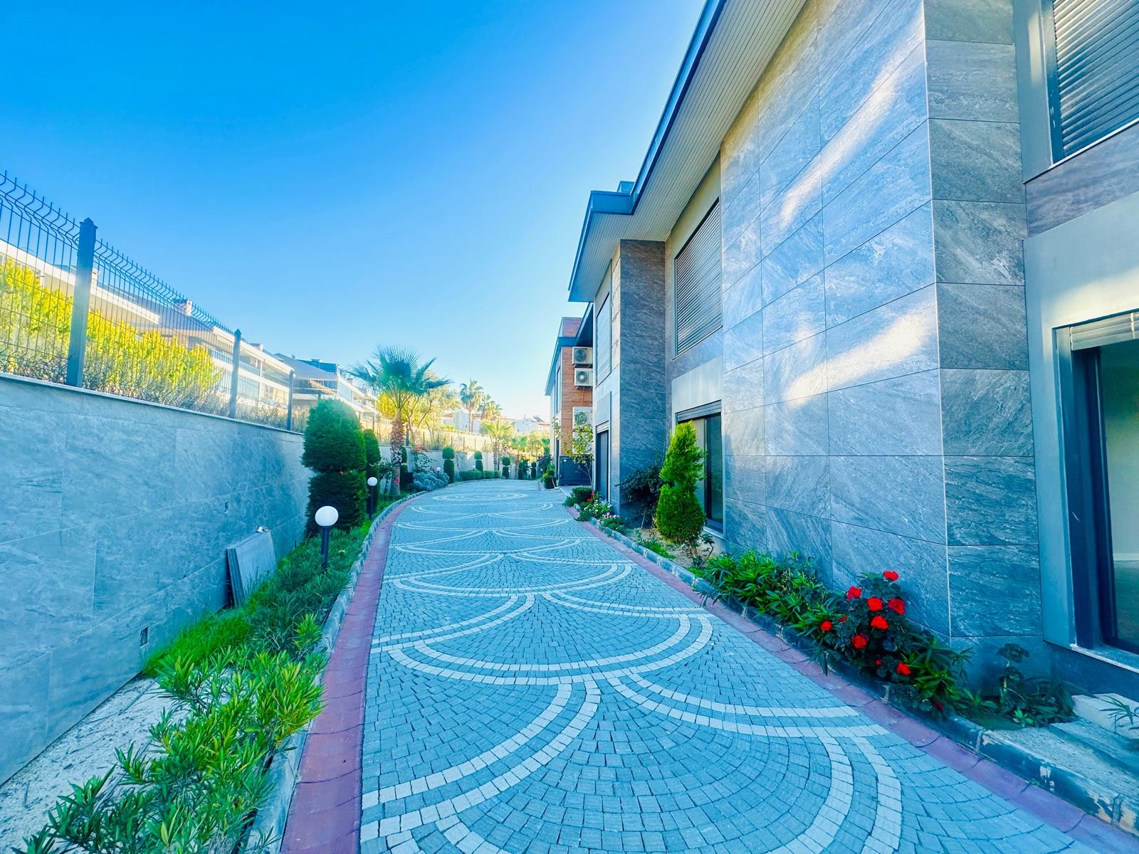 For sale: a two-room residence apartment with a full sea view in Kuşadası.