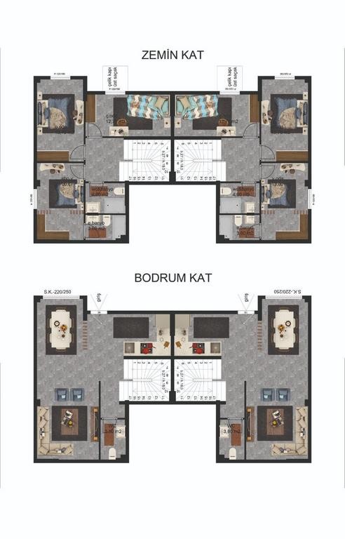 Modern Smart Homes Just 340 Meters from the Sea in Ladies Beach, Kuşadası