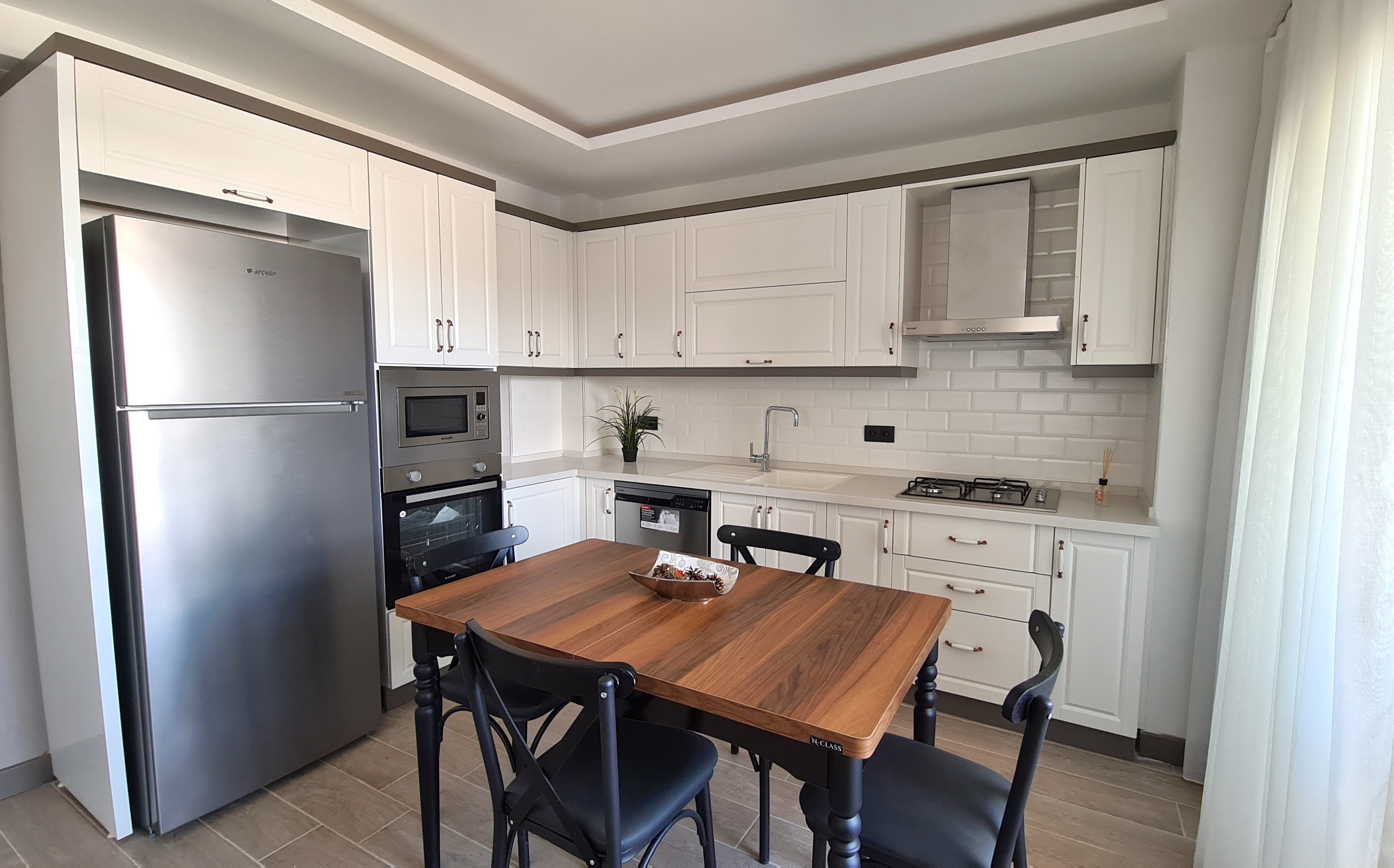 Fully furnished modern apartment for sale in Değirmendere Neighborhood, Kuşadası