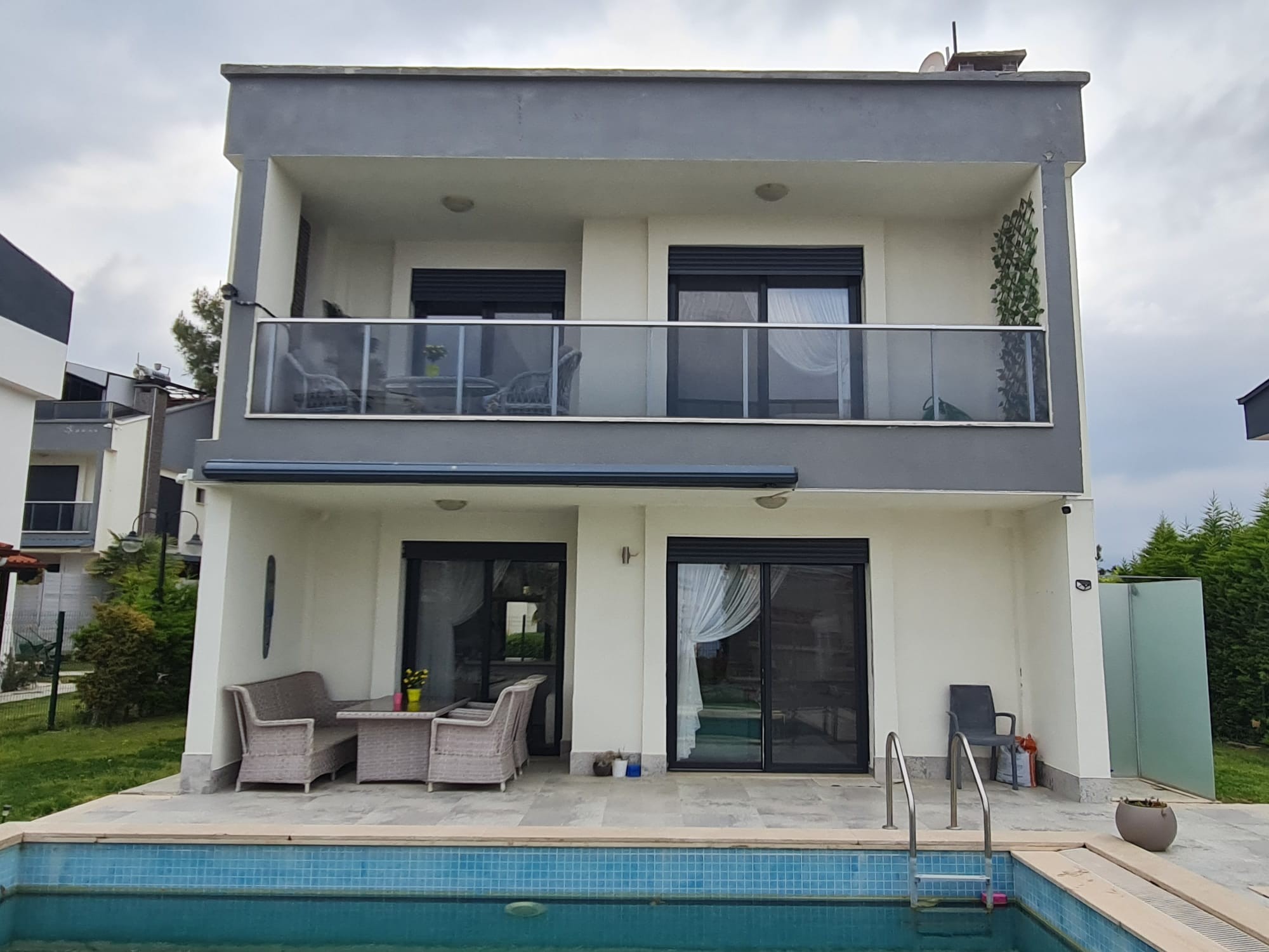 LUXURY 3+1 VILLA WITH SEA VIEWS, DETACHED, AND PRIVATE POOL