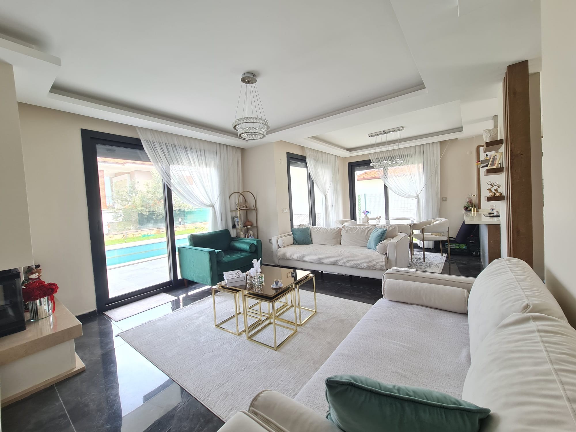 LUXURY 3+1 VILLA WITH SEA VIEWS, DETACHED, AND PRIVATE POOL