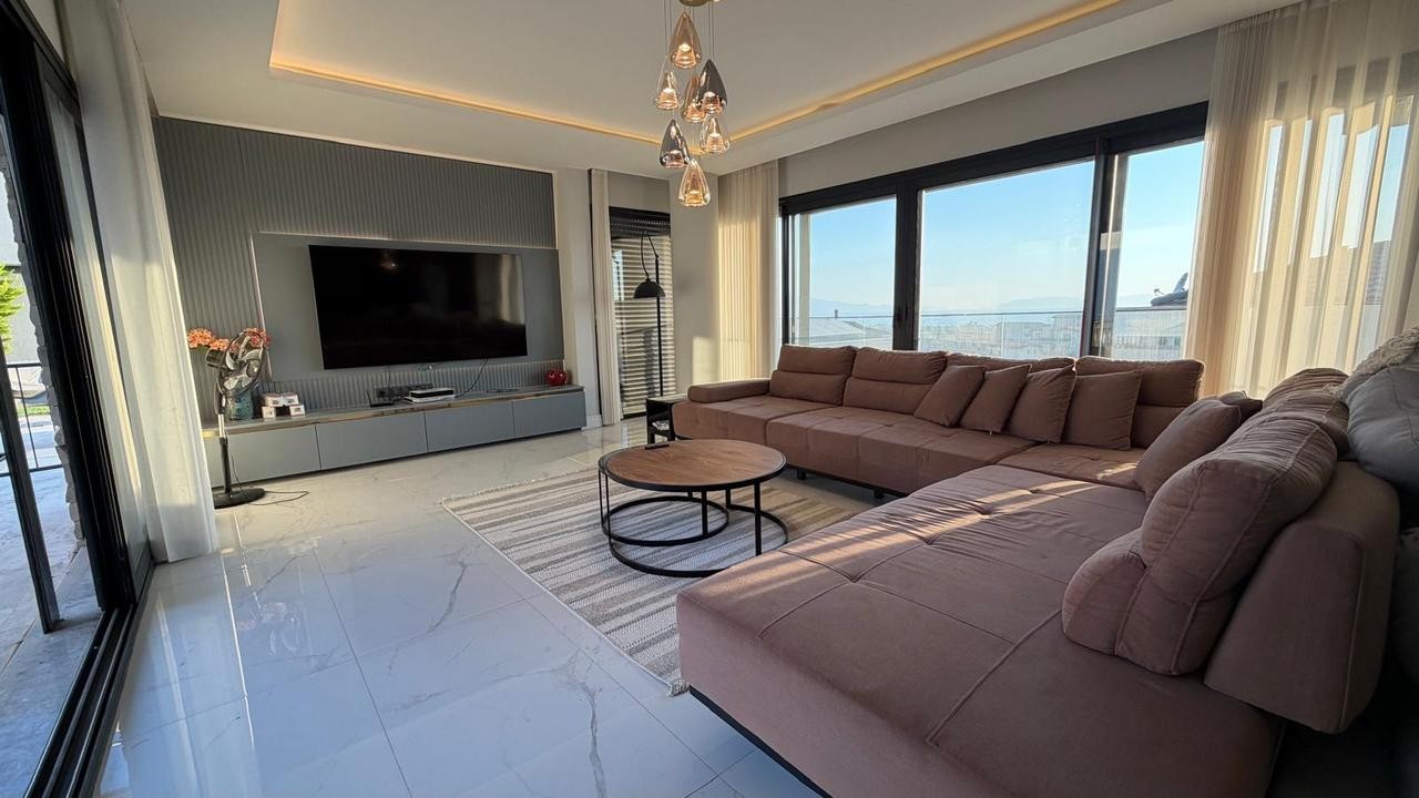 Exclusive Contemporary Villa with Panoramic Sea Views in Soğucak, Kuşadası