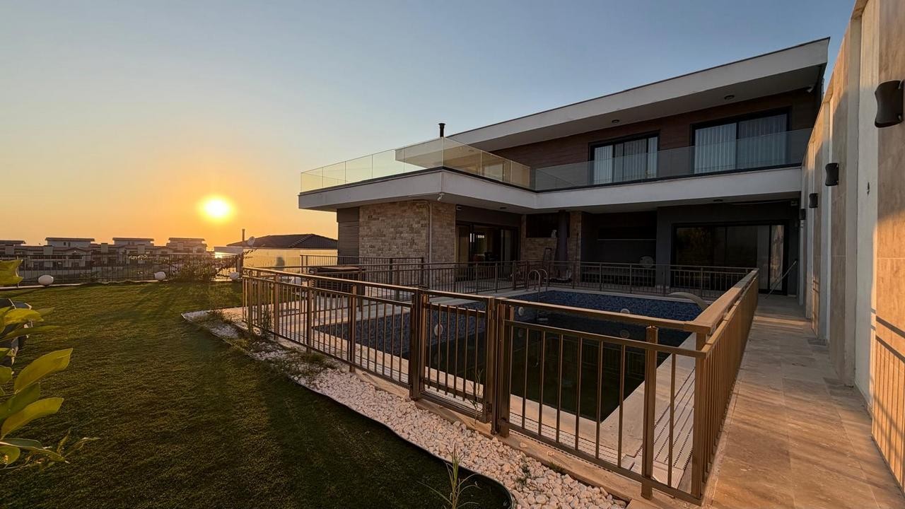 Exclusive Contemporary Villa with Panoramic Sea Views in Soğucak, Kuşadası